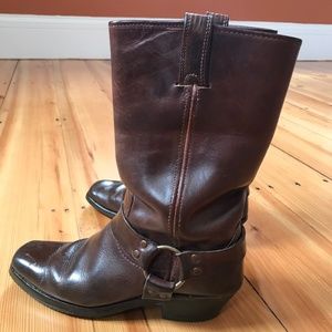 Vintage Frye Harness Boots SZ 10